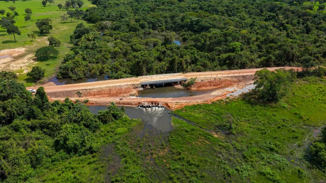 Inaugurada ponte entre Nova Crixás e Mato Grosso