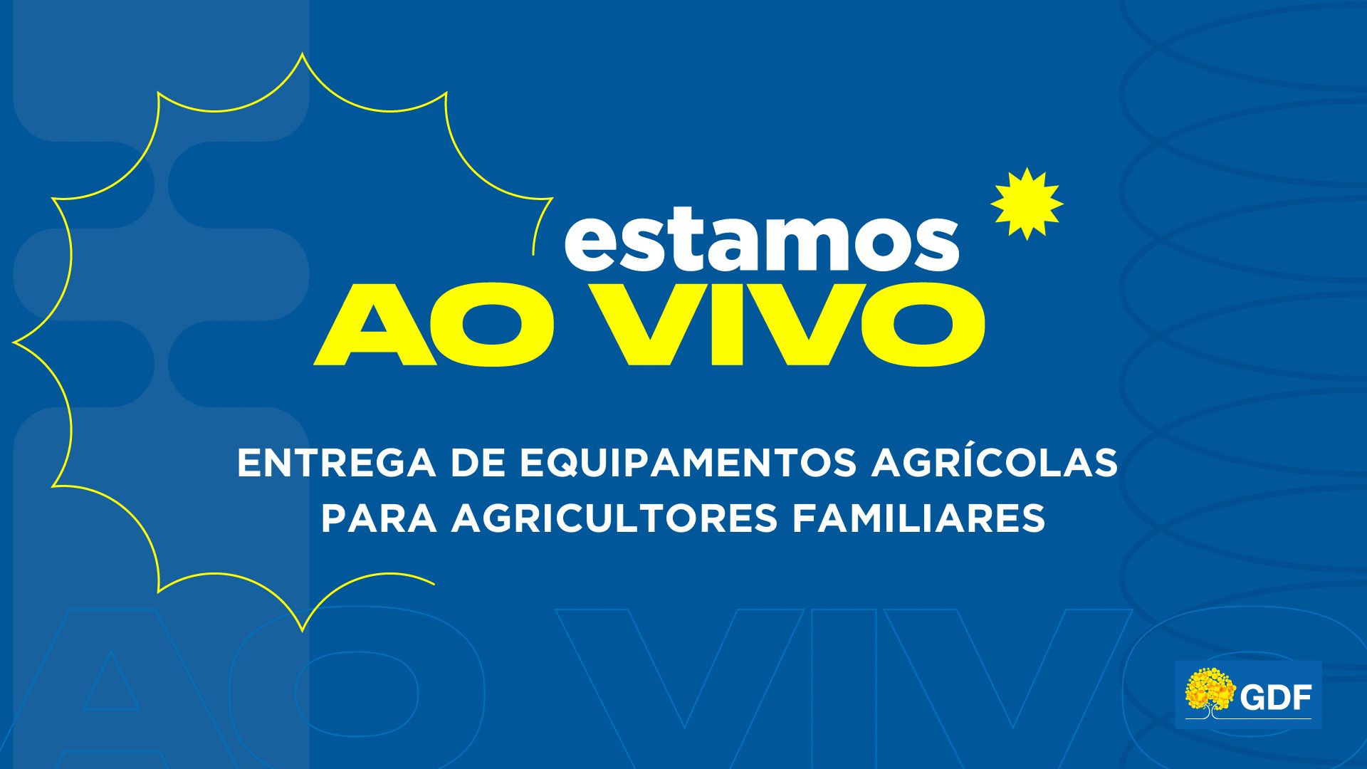 Acompanhe a entrega de equipamentos para agricultores familiares