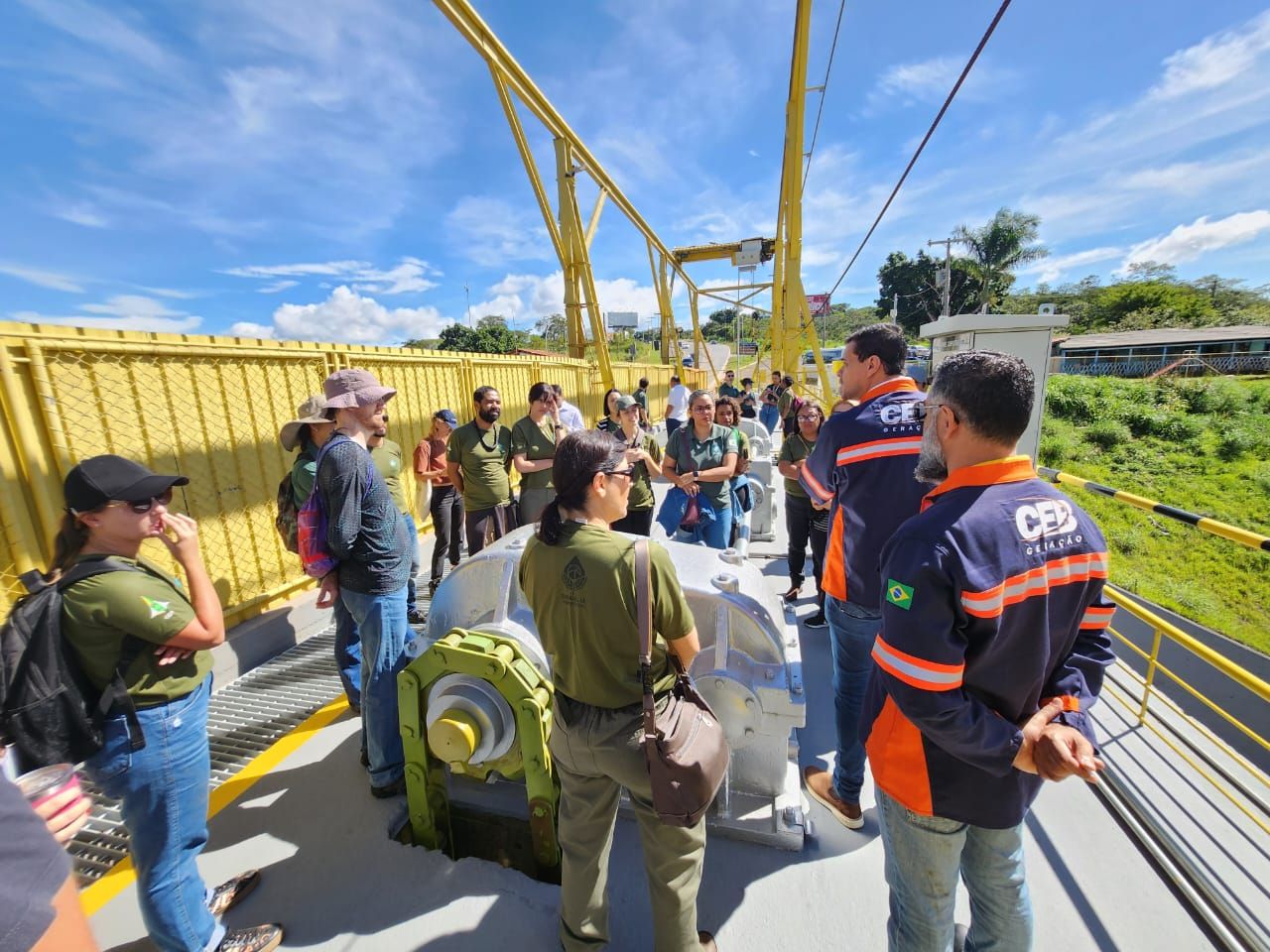 Agenda Ambiental da Administração Pública visita complexo de geração de energia da CEB