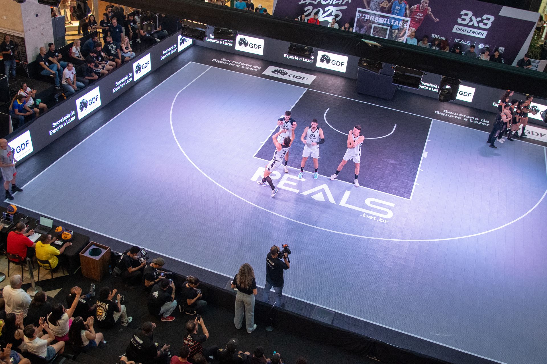 Brasília recebe etapa do circuito mundial de basquete 3x3 em maio