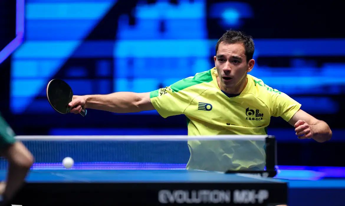 Calderano bate croata e vai às quartas de WTT WTT Champions, na China