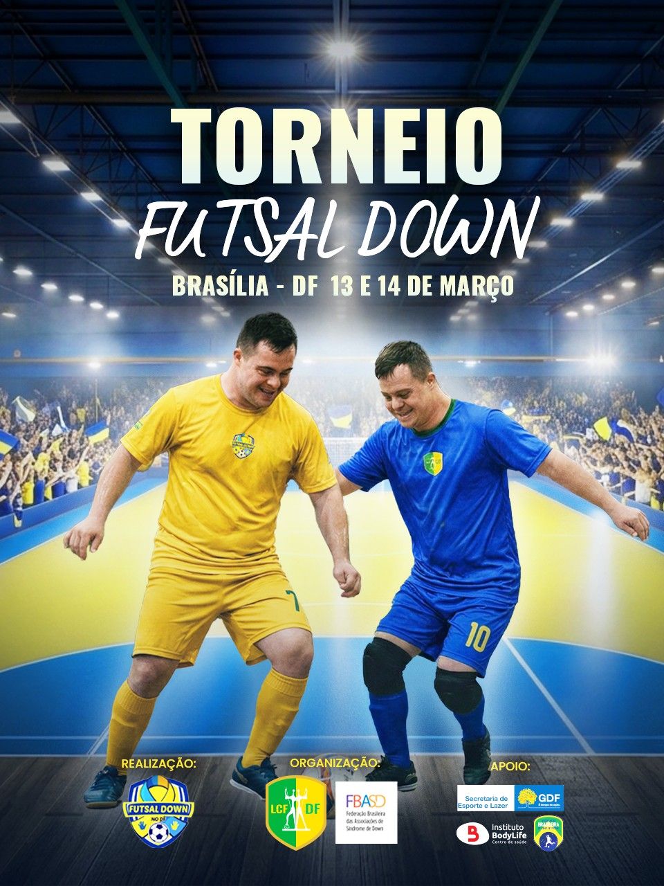Cruzeiro recebe primeiro torneio de futsal down do DF
