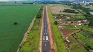 Inaugurada a reforma do aeródromo de Goiatuba