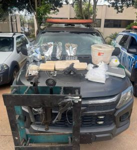 PM desarticula laboratório de refino de drogas em Aparecida de Goiânia