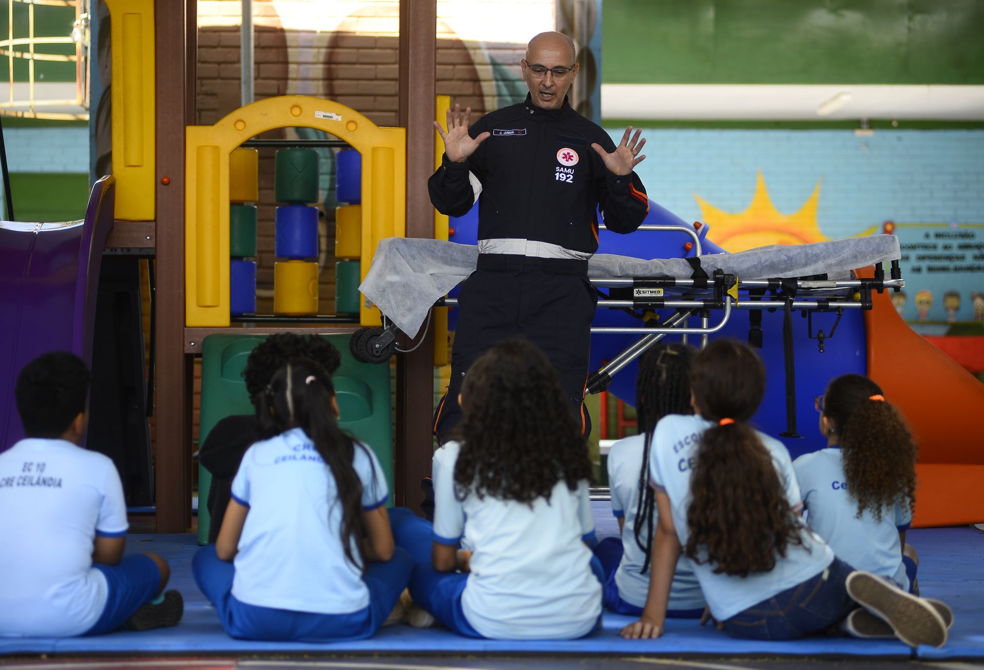 Projeto Samuzinho leva noções de primeiros socorros a escolas do DF