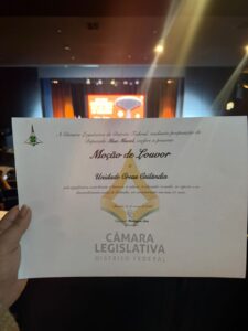 Trabalho realizado na horta comunitária do Creas Ceilândia é reconhecido com moção de louvor