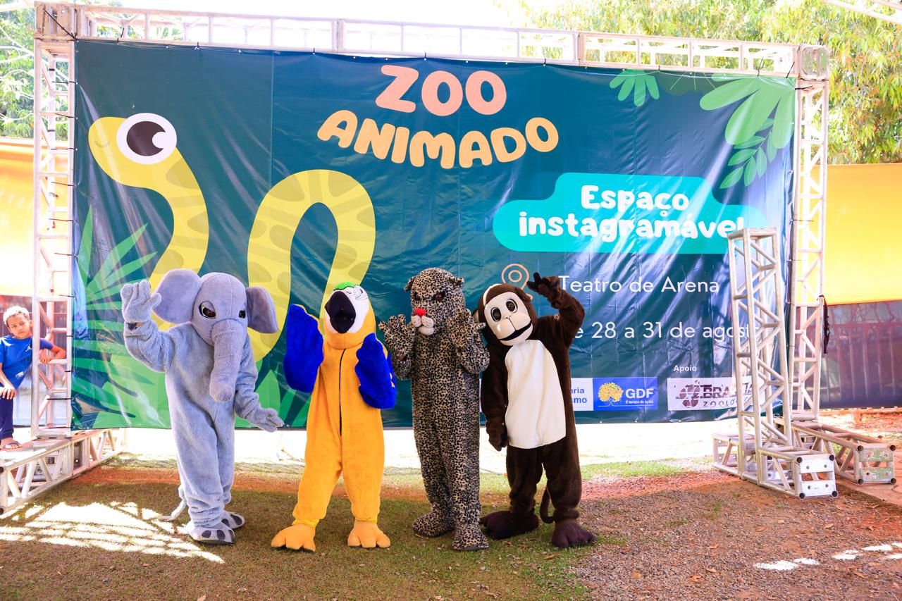 Zoo Animado 2026 promove dias de diversão e educação ambiental para a criançada