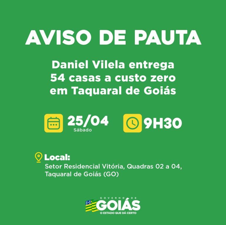 Agenda do governador para sábado