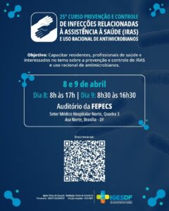 Capacitação gratuita reforça combate a infecções e uso seguro de antibióticos