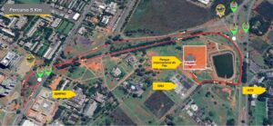 Corrida impacta trânsito no Setor de Embaixadas neste domingo (5)