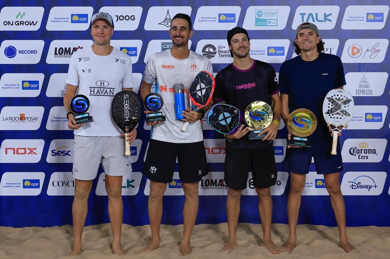 Gianotti e Spoto conquistam título do ITF Sand Series Brasília Classic; italianas levam taça inédita no feminino