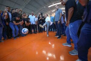 Governadora reinaugura Ginásio de Esportes de Samambaia, com investimento de R$ 1,2 milhão