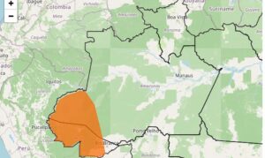 Inmet emite alerta laranja para chuvas em municípios do Acre