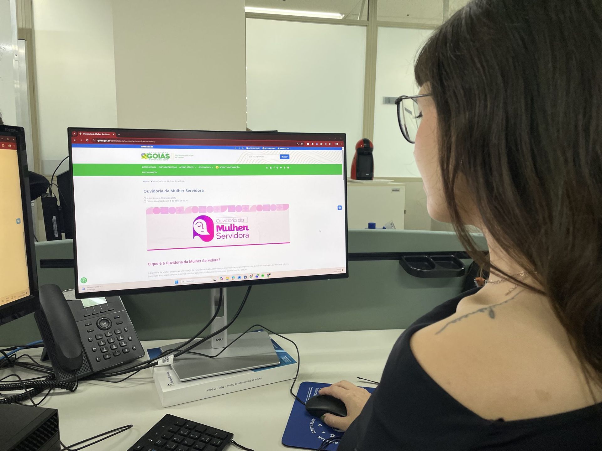 Página da Ouvidoria da Mulher Servidora está no ar