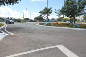 Riacho Fundo ganha nova saída para melhorar a circulação na DF-075