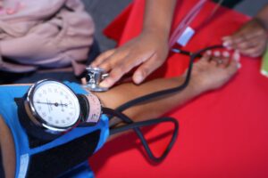 Trabalhadores participam de ação de saúde em Santa Maria