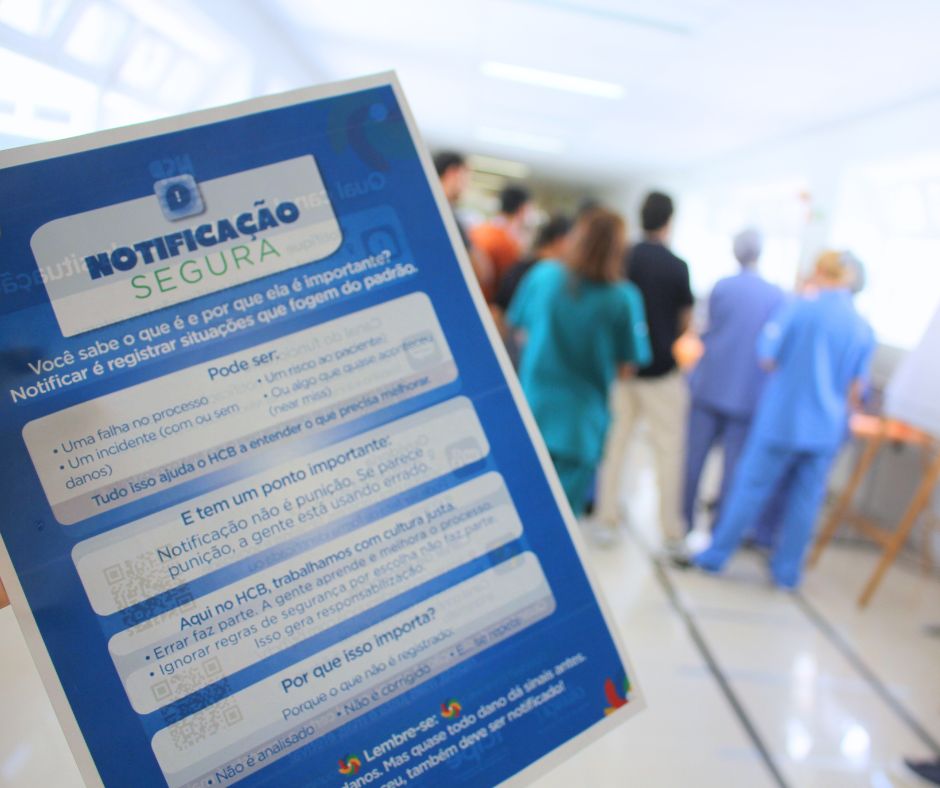 Ação educativa melhora atendimento a crianças no HCB