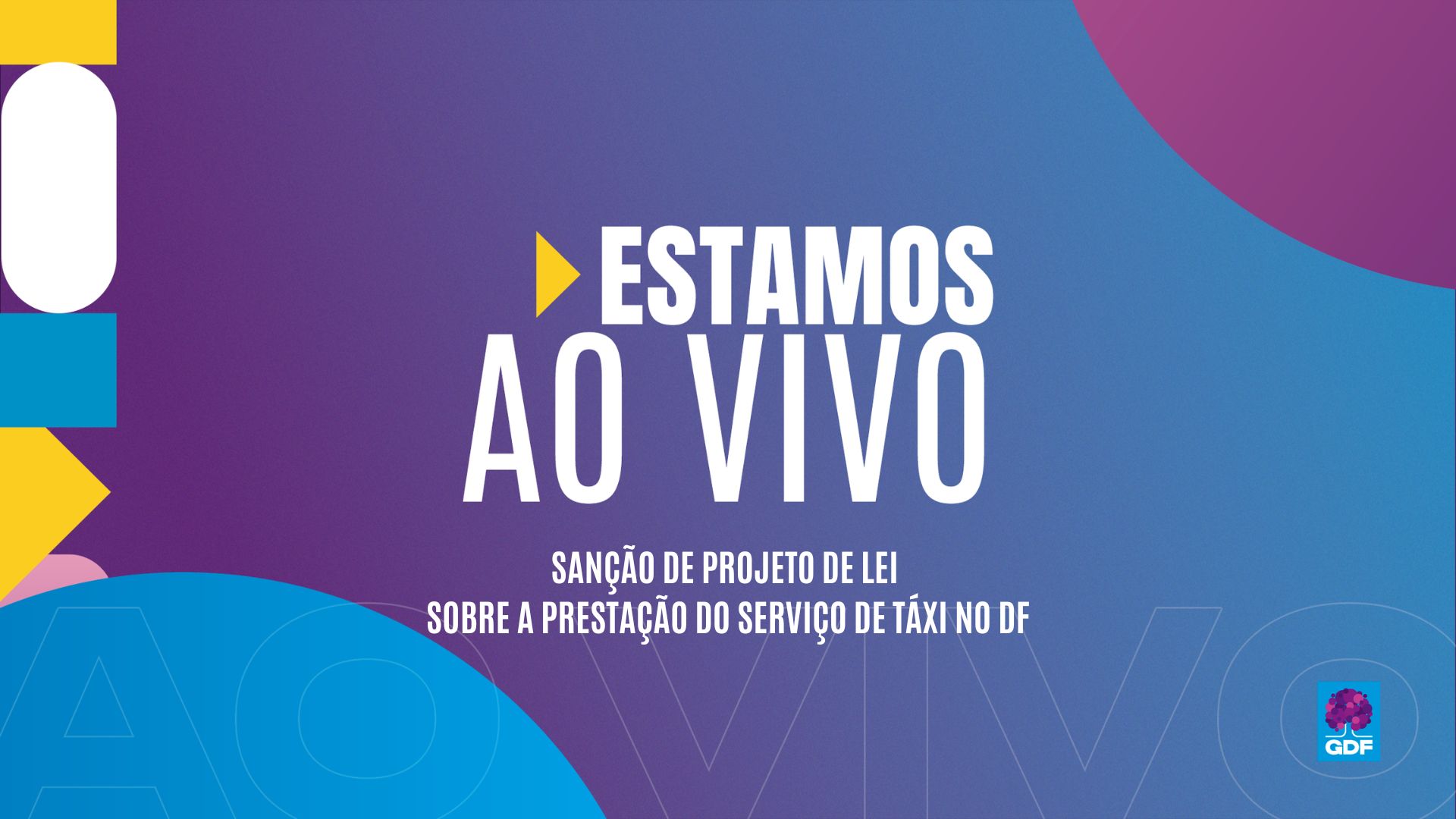 Acompanhe a sanção do projeto de lei sobre a prestação do serviço de taxistas no DF