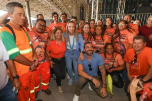 Dia do Gari é celebrado com homenagens, serviços gratuitos e sorteio de prêmios no Parque da Cidade