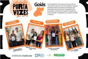 Estudantes goianos integram projeto nacional de protagonismo juvenil