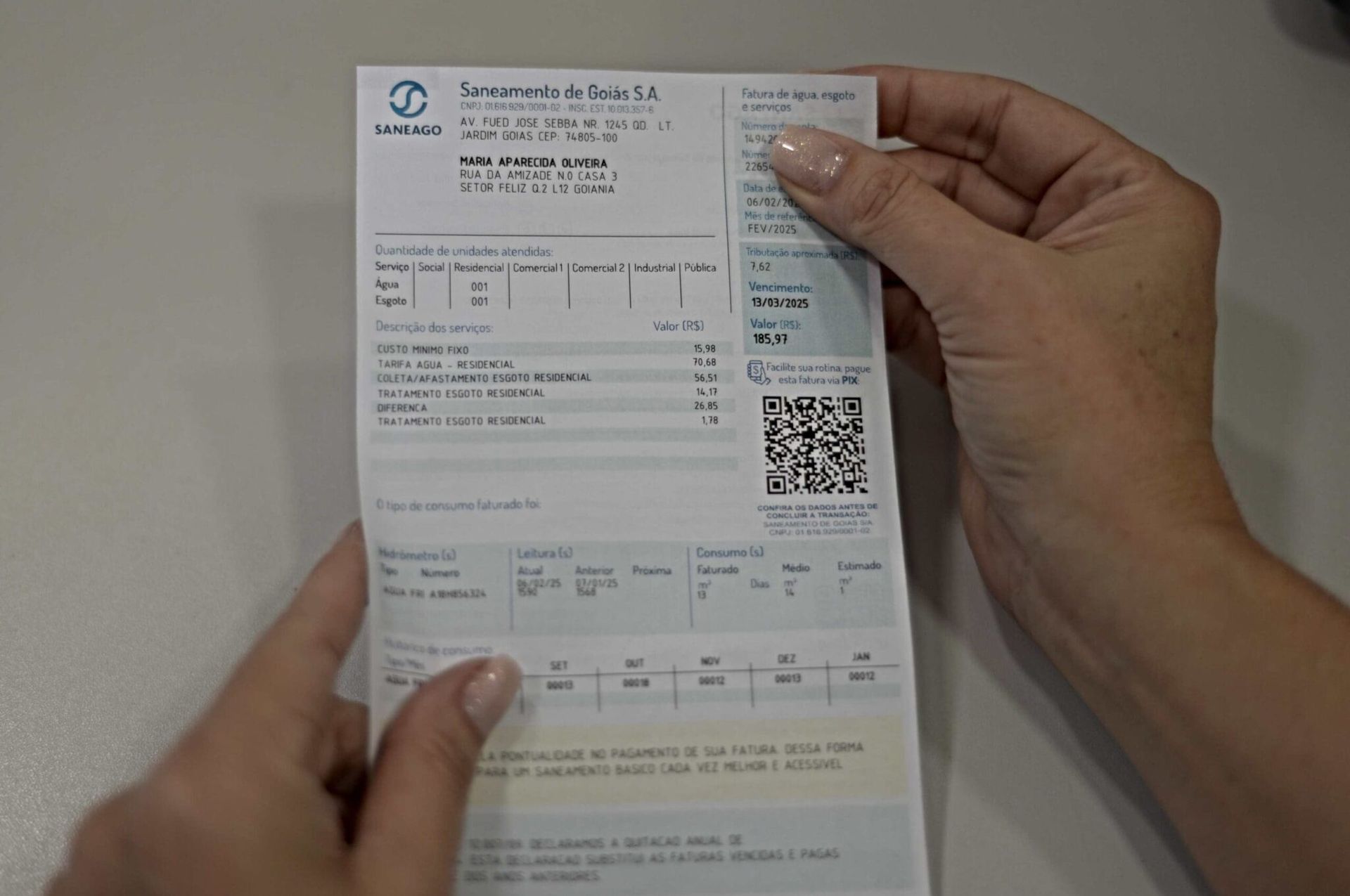 Fatura da Saneago: veja facilidades para pagamento