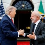 Lula deixa a Casa Branca após reunião com Trump
