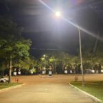 Nova iluminação amplia uso noturno da Praça dos Orixás