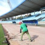 Pista de atletismo do Estádio Olímpico é reformada