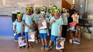 Planetário de Brasília recebe estudantes venezuelanos para passeio sobre ciência e meio ambiente