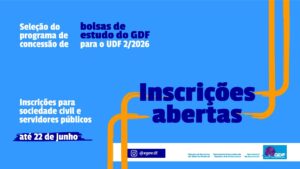 Programa de bolsas de estudo do UDF abre inscrições