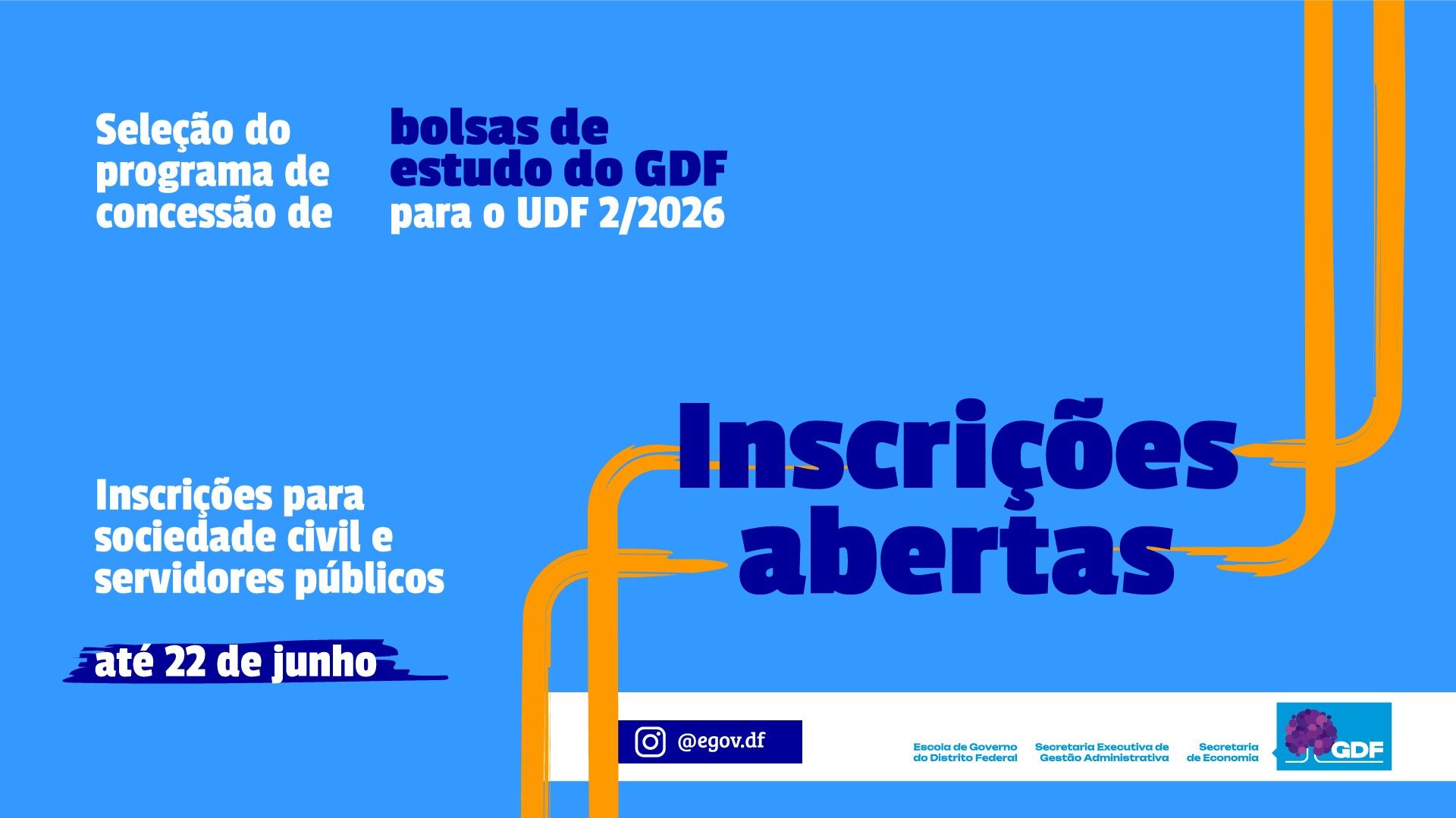 Programa de bolsas de estudo do UDF abre inscrições