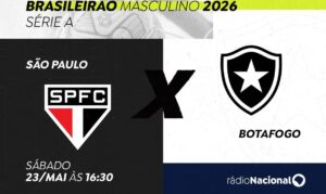 Rádio Nacional transmite São Paulo e Botafogo pelo Brasileirão