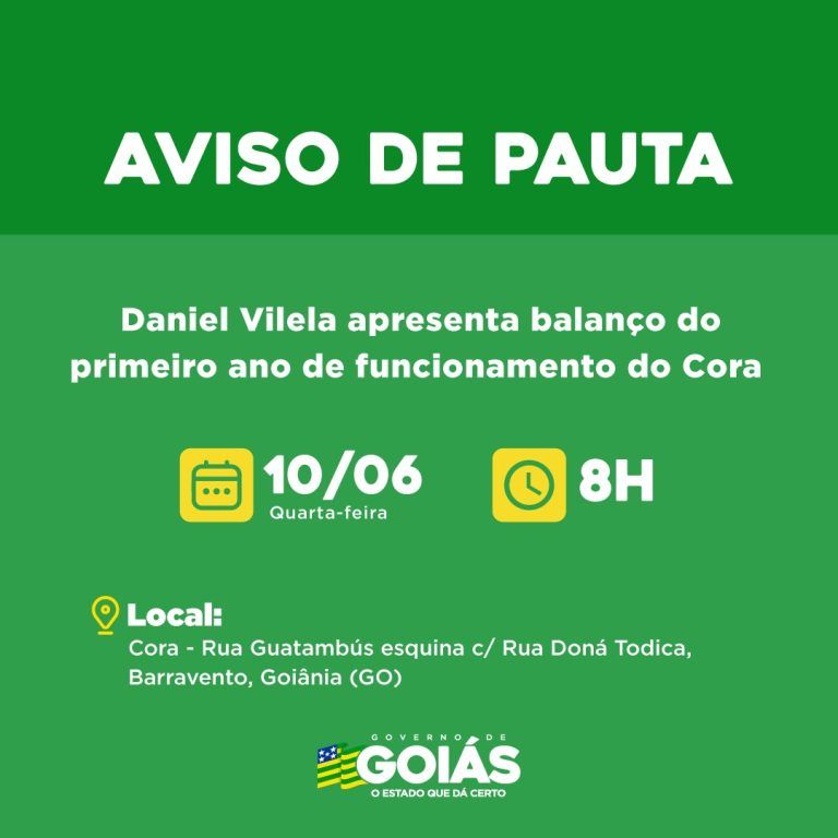 Agenda do governador para quarta-feira