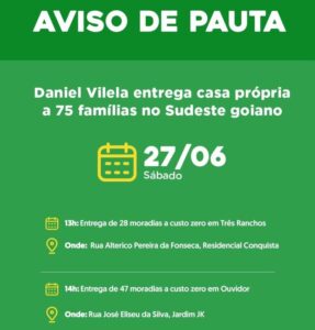 Agenda do governador para sábado