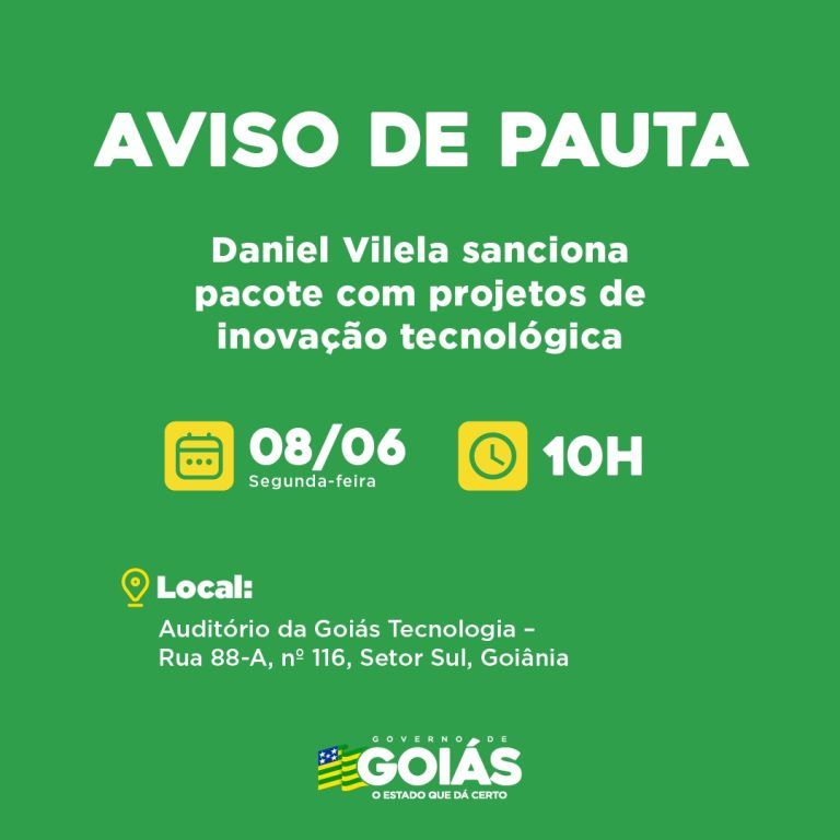 Agenda do governador para segunda-feira