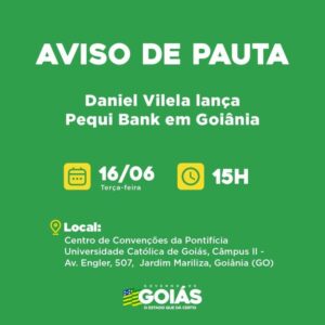 Agenda do governador para tarde de terça-feira