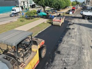 Asfalto novo reforça transformação urbana da Superquadra Park Sul