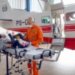 Corpo de Bombeiros do DF leva bebê para transplante de fígado no Paraná