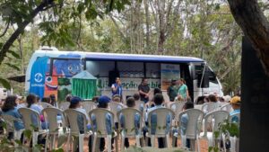 Expresso Ambiental da Saneago leva ao Fica 2026 experiências interativas sobre sustentabilidade