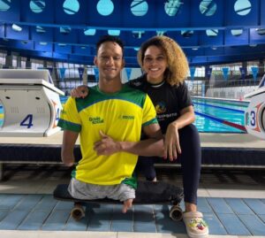 Nadador goiano passa por treinamento do Comitê Paralímpico Brasileiro