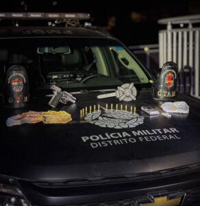 PMDF registra apreensão de armas, drogas e prisões durante estágio de motociclistas