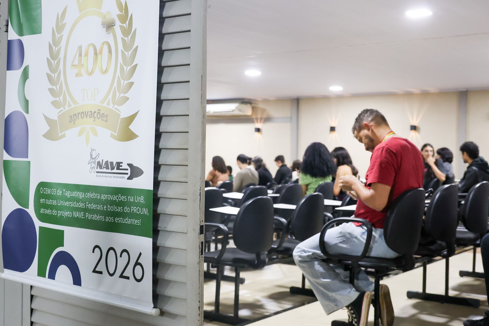 Projeto Nave supera 400 aprovações e amplia acesso ao ensino superior