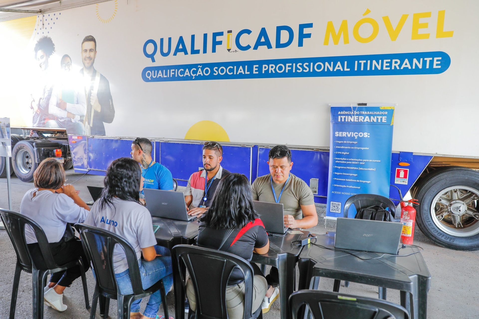 QualificaDF Móvel abre 1.266 vagas gratuitas de qualificação profissional