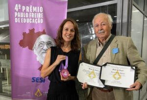 Trabalho da Escs ganha destaque na 4ª edição do Prêmio Paulo Freire de Educação