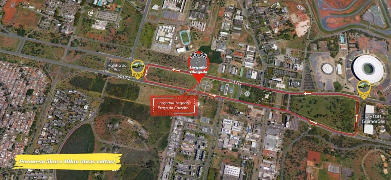Trânsito no Eixo Monumental terá alterações neste fim de semana