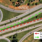 Faixa reversa vespertina da DF-001 não será mais utilizada