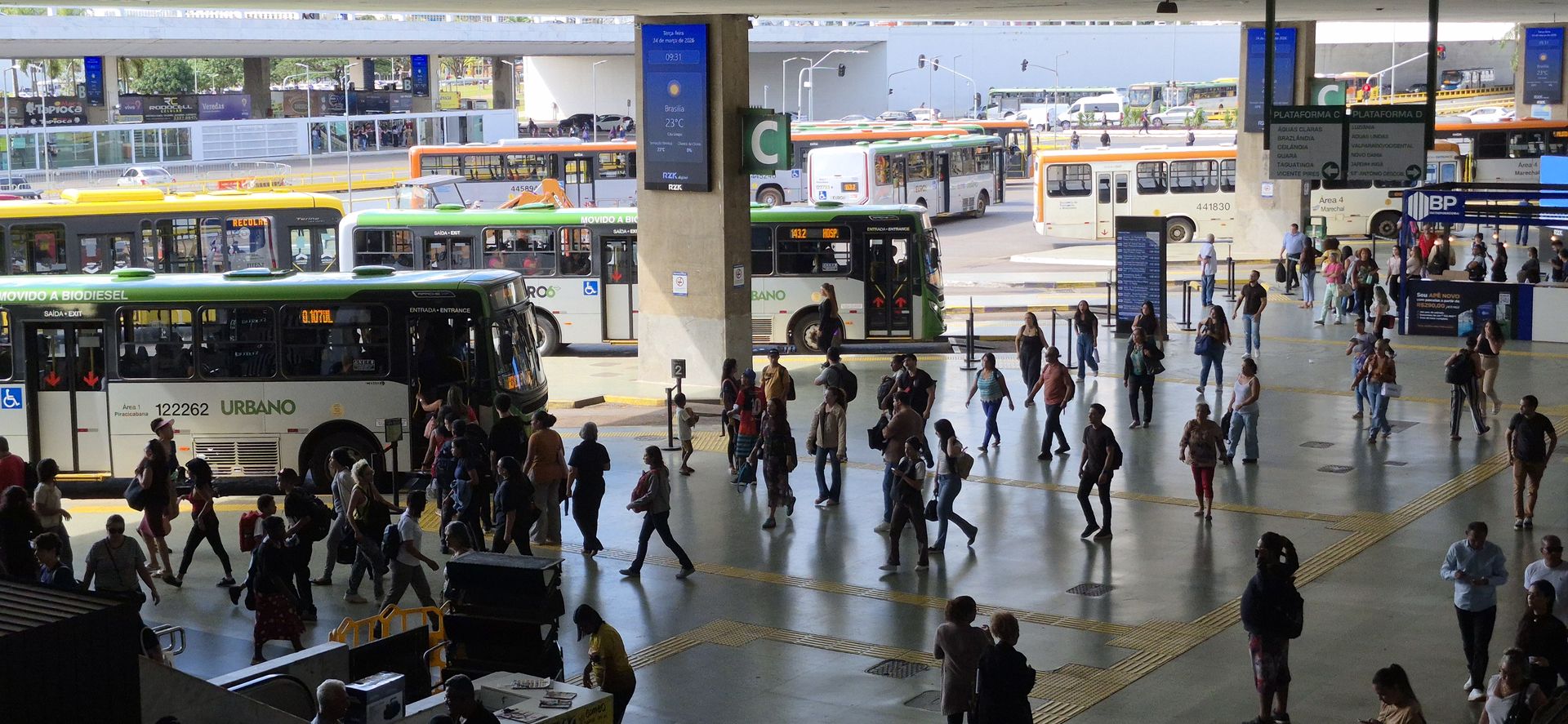 Frotas de ônibus do DF terão reforço para jogo do Brasil neste domingo (5)