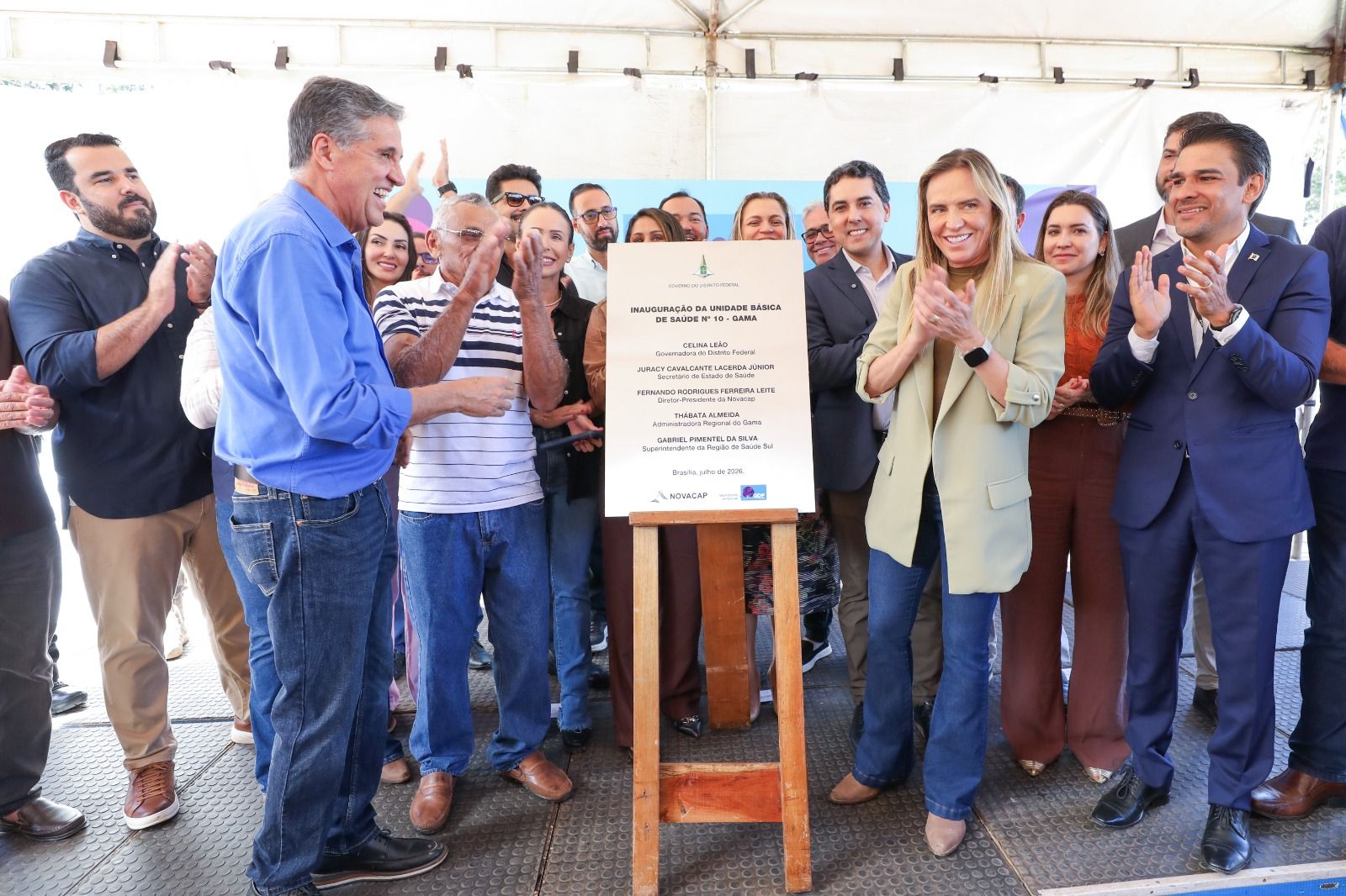 Governadora inaugura UBS da Ponte Alta do Gama