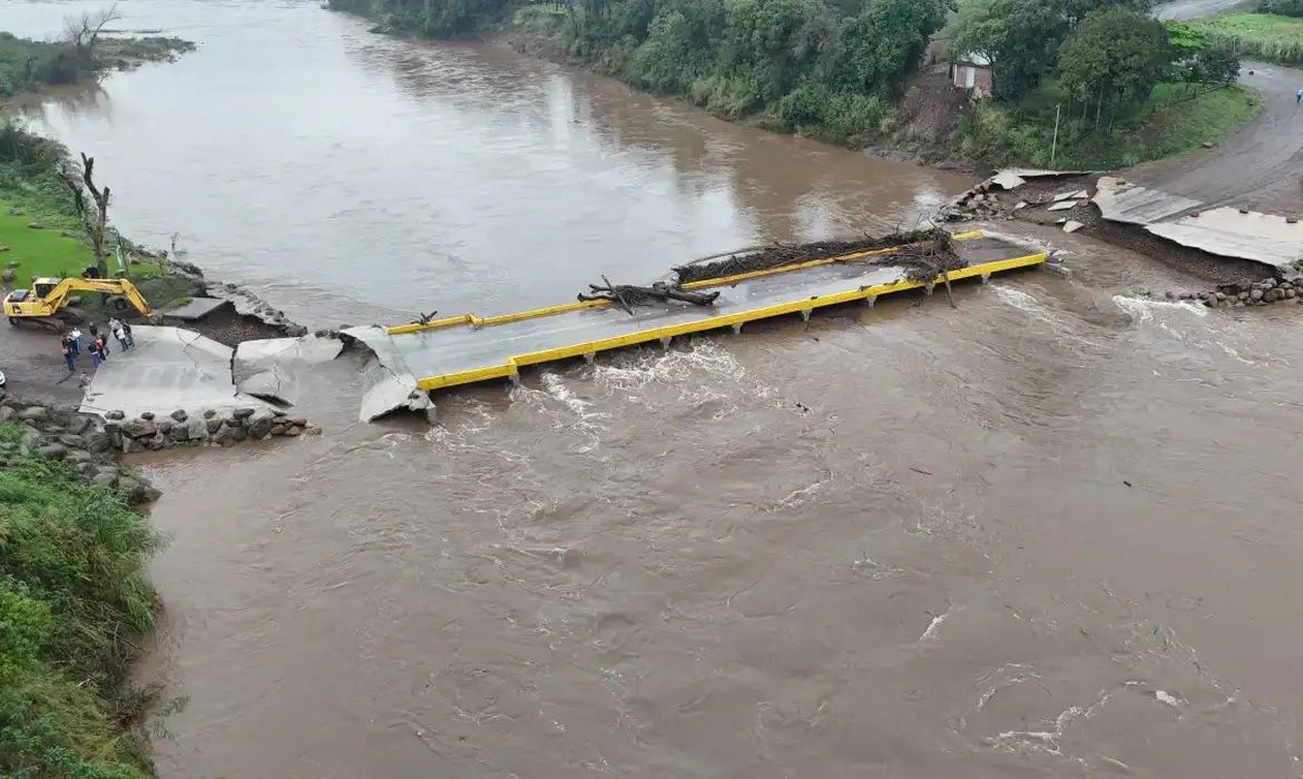 RS tem alerta vermelho para inundação dos rios dos Sinos e Uruguai