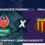TV Brasil exibe nesta sexta jogo Unimed Campinas X Sampaio Basquete